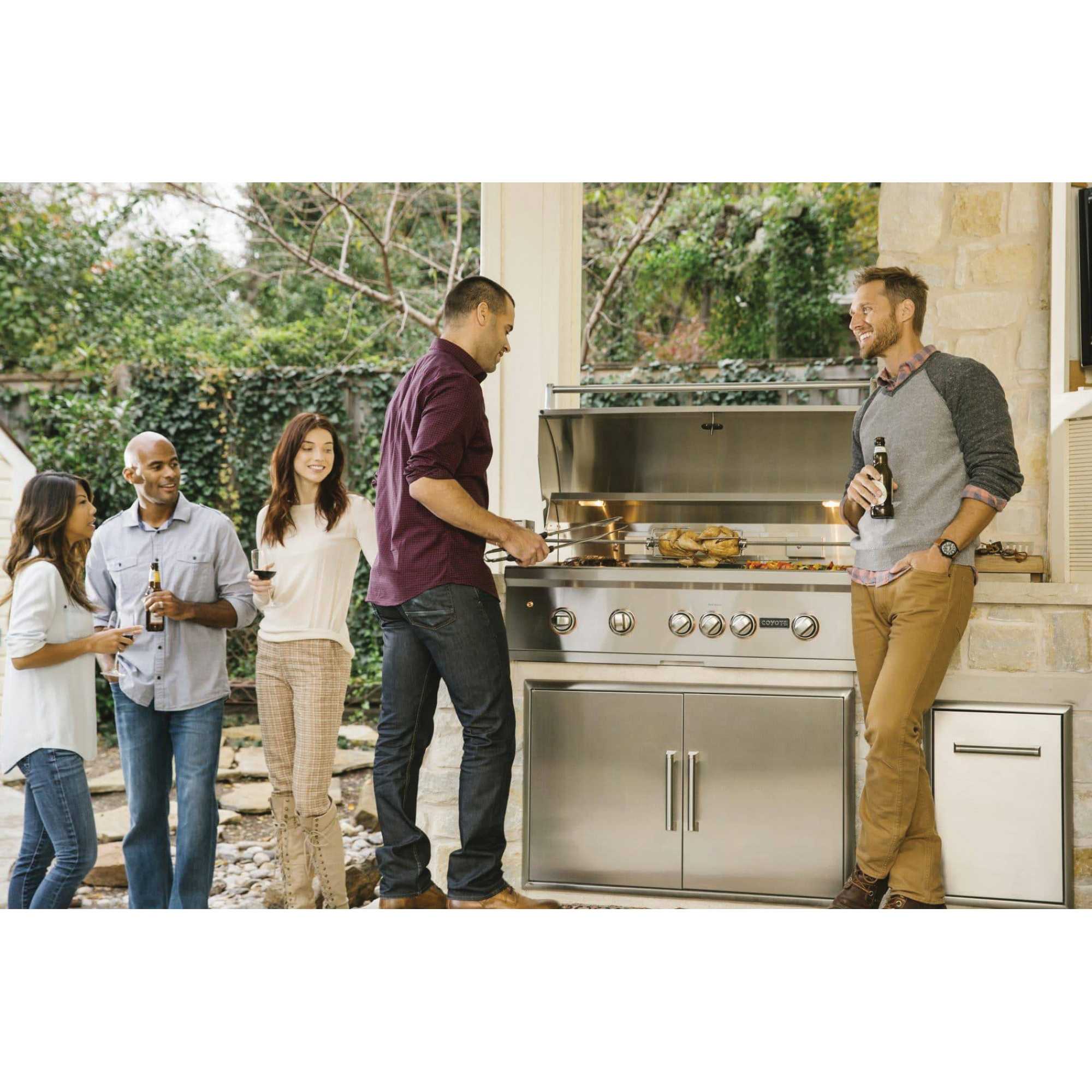 31" 304 Stainless Steel Double Access Door | COYCDA2431