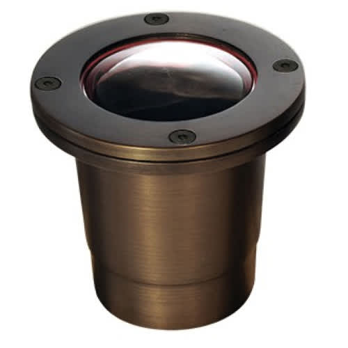 7 W Bi-Pin Ceramic MR-16 2700K/3000K LED 3.8" x 3.62" Weathered Brass Well Light | DAU490066