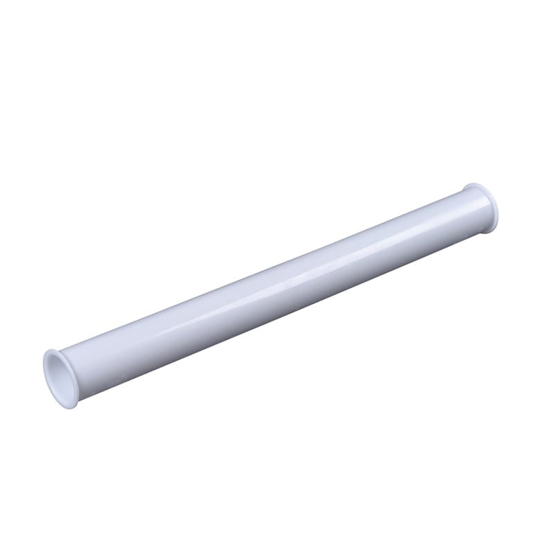 1-1/2" x 16" Polypropylene Plastic White Double Flanged For Tubular Drains Strainer Tailpiece | DERP9803E