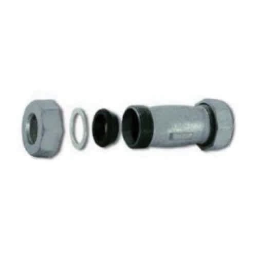 2" IPS 5-1/2" Iron Galvanized Long Pattern For Galvanized Malleable Iron Pipes Compression Coupling | EZE20572