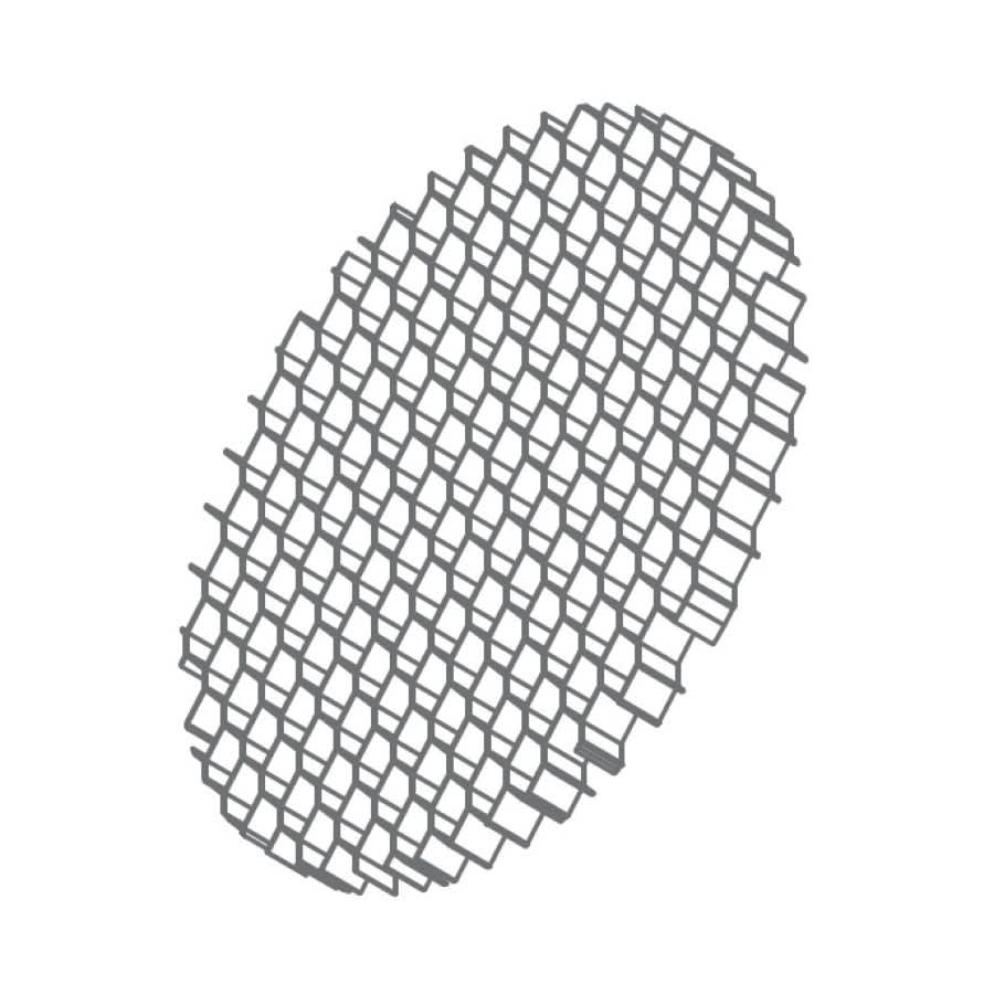 0.13" For MR-16 Lamps/MD/NP/NR/VS/RC/SD/QT/DE/PS/NL/RS/LO/LR/MD/C-DL Series Lights Hex Baffle Louver | FXL250015260000