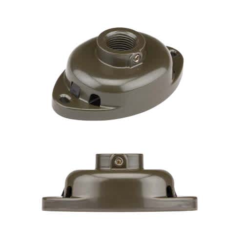 4" x 2.5" x 1.5" Bronze Metallic For QZ/QB/RW/QT/JB/MP/MU/C-UL/WS/MD/WS/RS Series Landscape Lights/Down Lights Mini J-Box | FXLMJB050BZ
