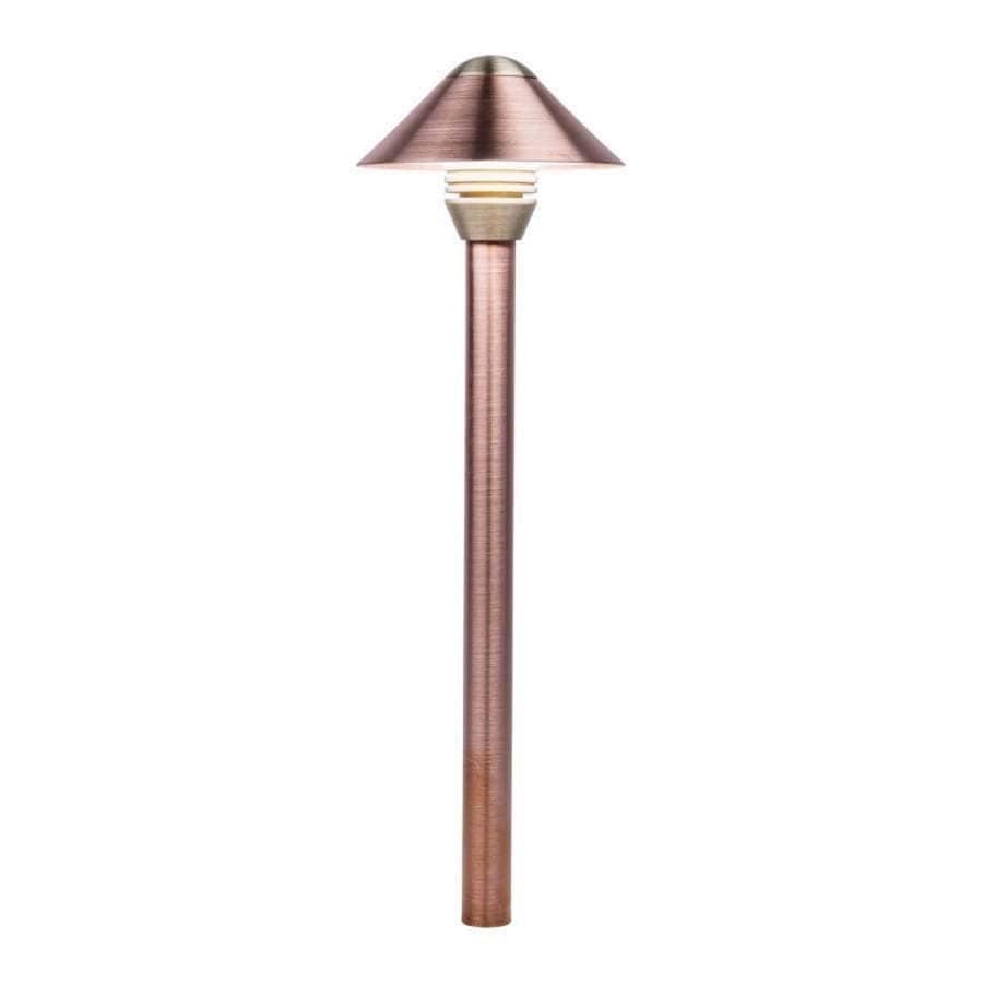 FX Luminaire Top Assembly, 4.4" Bronze Metallic Copper/Brass For Petite Risers in Path Lights | SC LEDTA-FB