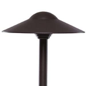 20 W Bi-Pin G4 T3 3000K LED Textured Bronze Dome Path Light | HAL915030