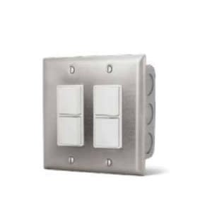 120/277 VAC For WD-Series Dual Element Heaters Dual Duplex Switch Wall Plate | IFU144305