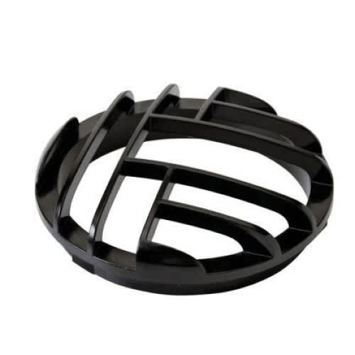 6" x 1.75" Black For 16190/15767-15769/15728/15747-15748/15729/15757-15758/Design Pro LED Well Light Series Rock Guard | KIC15787BK