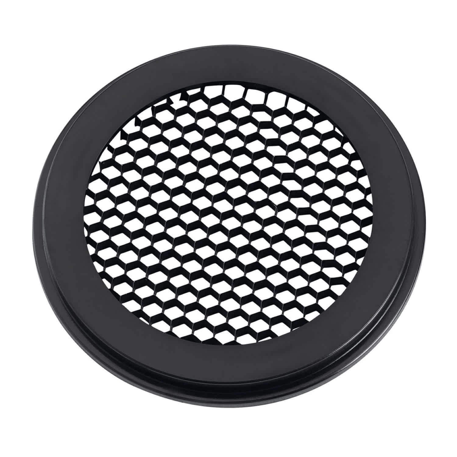 2.75" Black For VLO Large Accent 16018-16020/VLO High Lumen 16160-16162/VLO In-Ground 16023-16025 Lightings Hexcell Louver | KIC16075BK