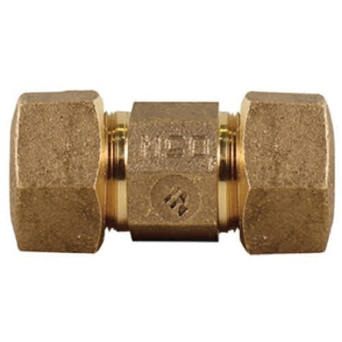 1" Type T CTS Compression Lead-Free Brass Straight Coupling | MCD74758T1