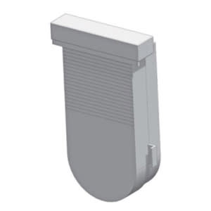 Plastic For T1400 Trench Drain Closed End Cap | MIFT1400PEC