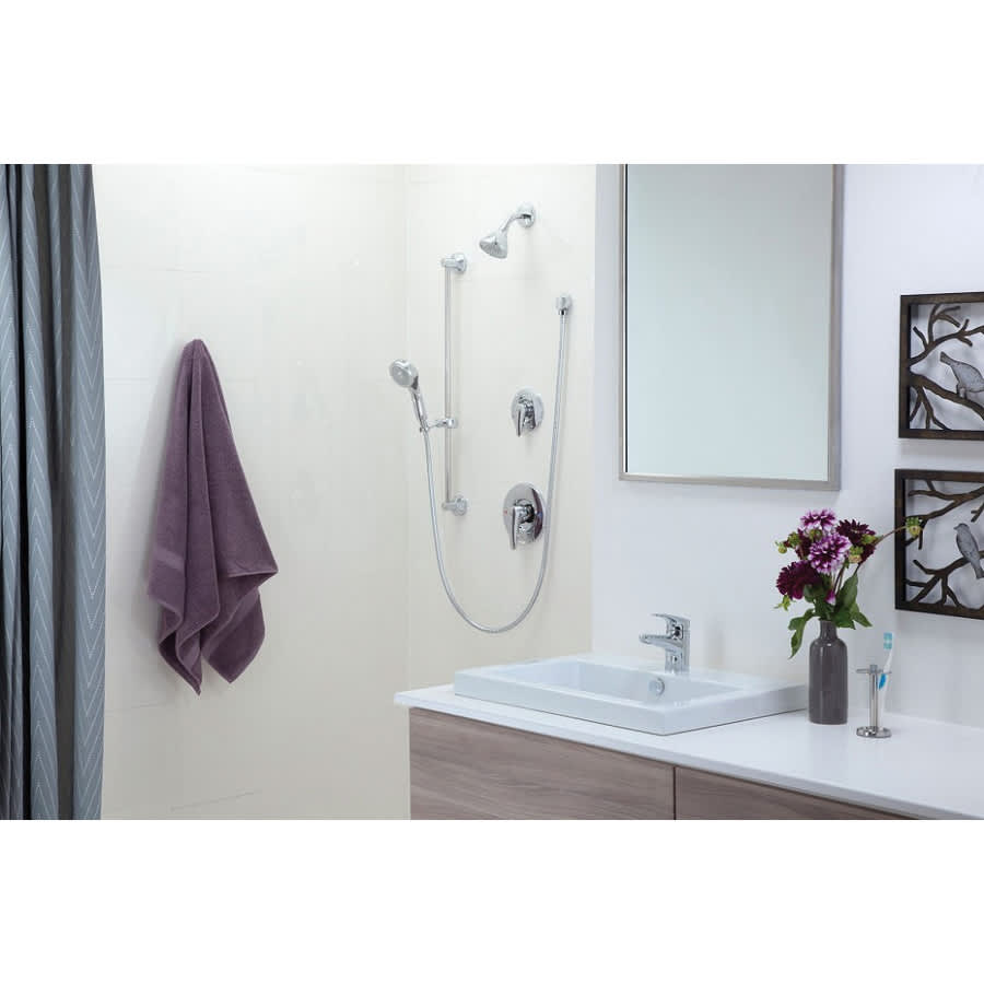 3/8" Compression 2" x 6-1/8" Metal Chrome-Plated 1-Handle Lavatory Faucet | MON9480