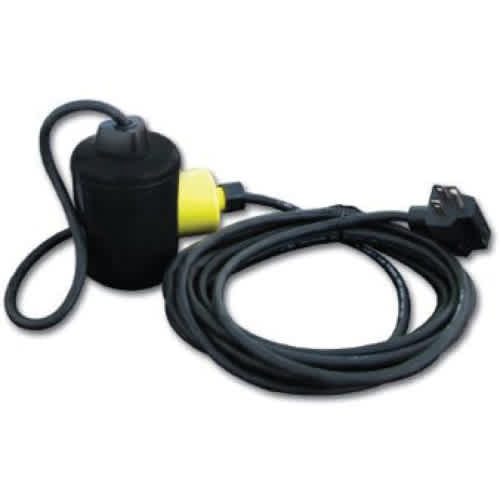 120/240 VAC 13 A 1/2 hp at 125 VAC 3/4 hp at 250 VAC 16' Cord Quick Ends with Weight Float Control Switch