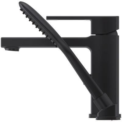 1/2" NPT 10-1/16" x 8-11/16" Metal Matte Black 1-Handle Roman Tub | PPFRT62DAB