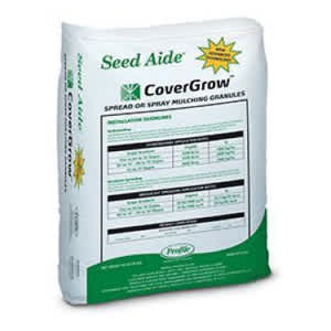 40 lb Bag Cellulose Fibers Dyed Green Mulching Granule | PRFCOVERGROW