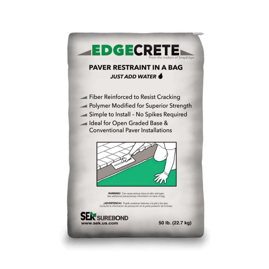 SEK Paver Restraint, 50Lb Granular Solid Gray to Gray-Brown | PSS-EDGECRETE