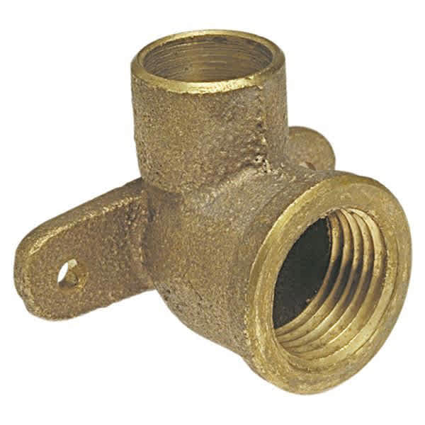 1" Solder Cup x FNPT Bronze 90 Degrees 70735 Series Drop Elbow | SFB90CFDE010