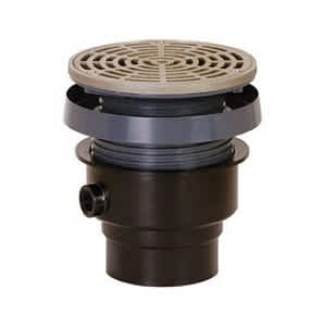 3" x 4" ABS For Drainage Systems Round Adjustable 832 Series Floor Drain | SIO83236ANR