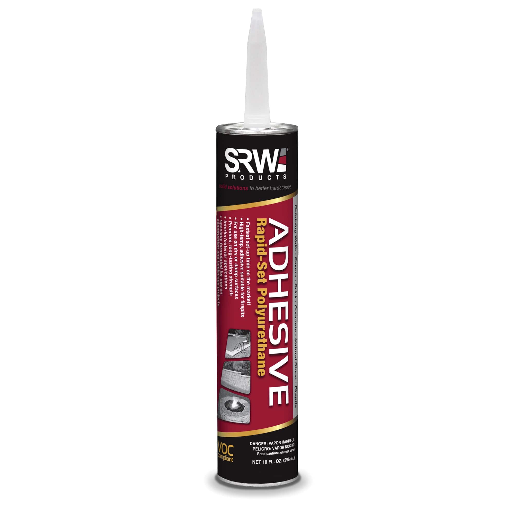 SRW Products Polyurethane Adhesive, 10 oz Paste Tan Rapid Set | APU 10