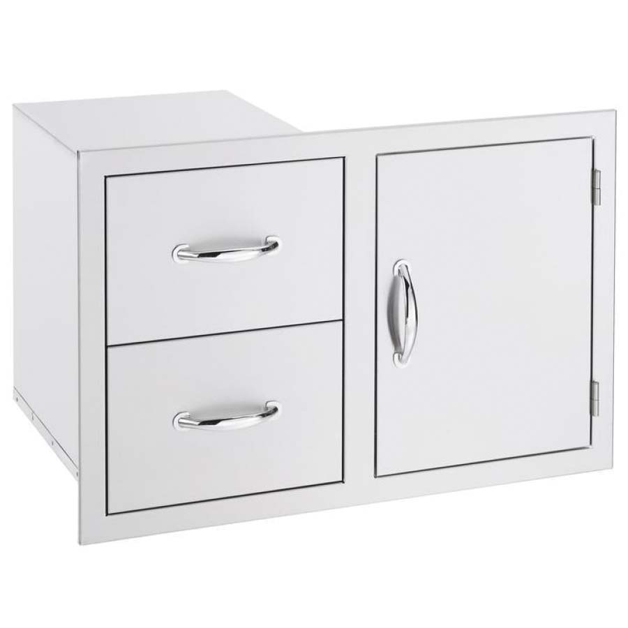 33" 304 Stainless Steel 2-Drawer and Access Door Combo | SUMSSDC233