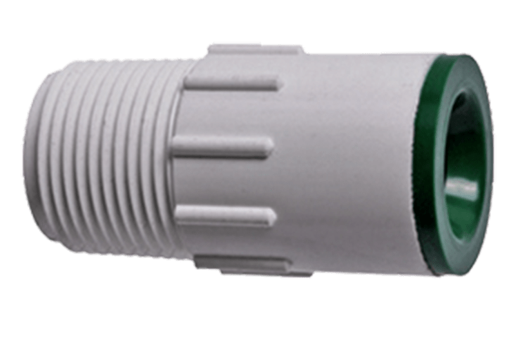 16 mm x 3/4" Compression x MPT For 0.62" OD Tubing Adapter