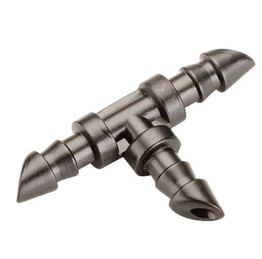 Jain Irrigation Tee, 1/4"Barb Plastic T250 Series | 72500542