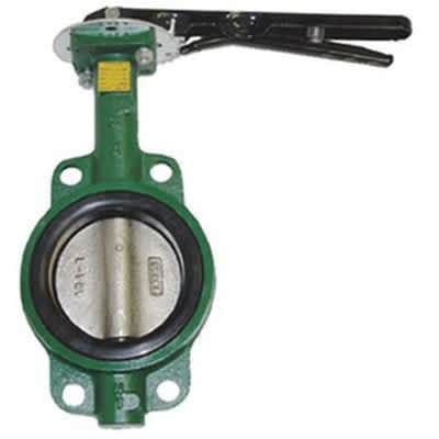 American Granby Butterfly Valve, Wafer Green Ductile Iron/ENP-Plated Disc 250 psi 3" | AMGHBFV3