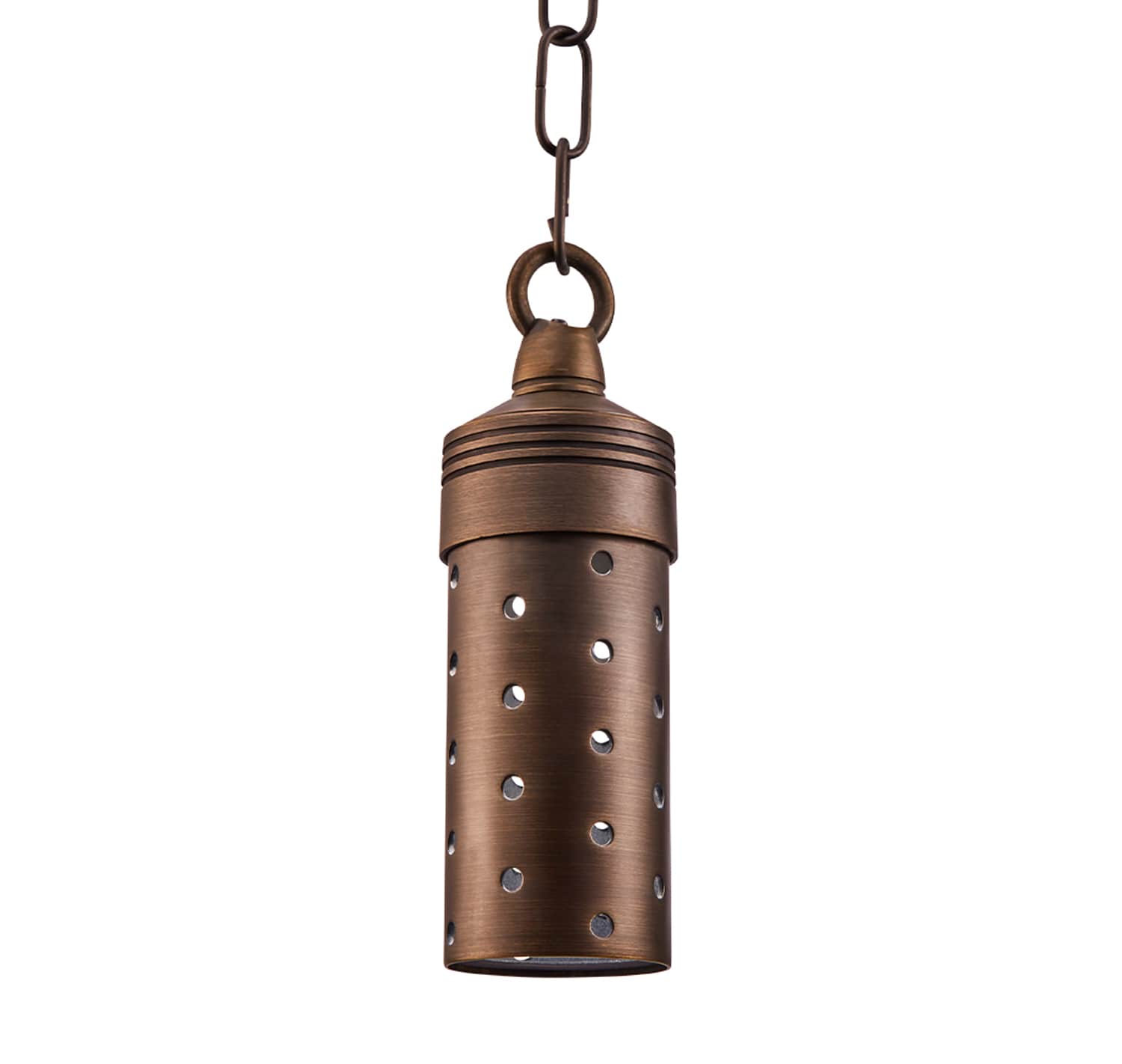 Alliance Lighting Hanging Light, 4W To 8W 2700 To 4000K 200 Lumens Ceramic Bi-Pin Integrated LED With Bluetooth Controlled LED Module, Aged Brass Cast Brass | HL200-BT