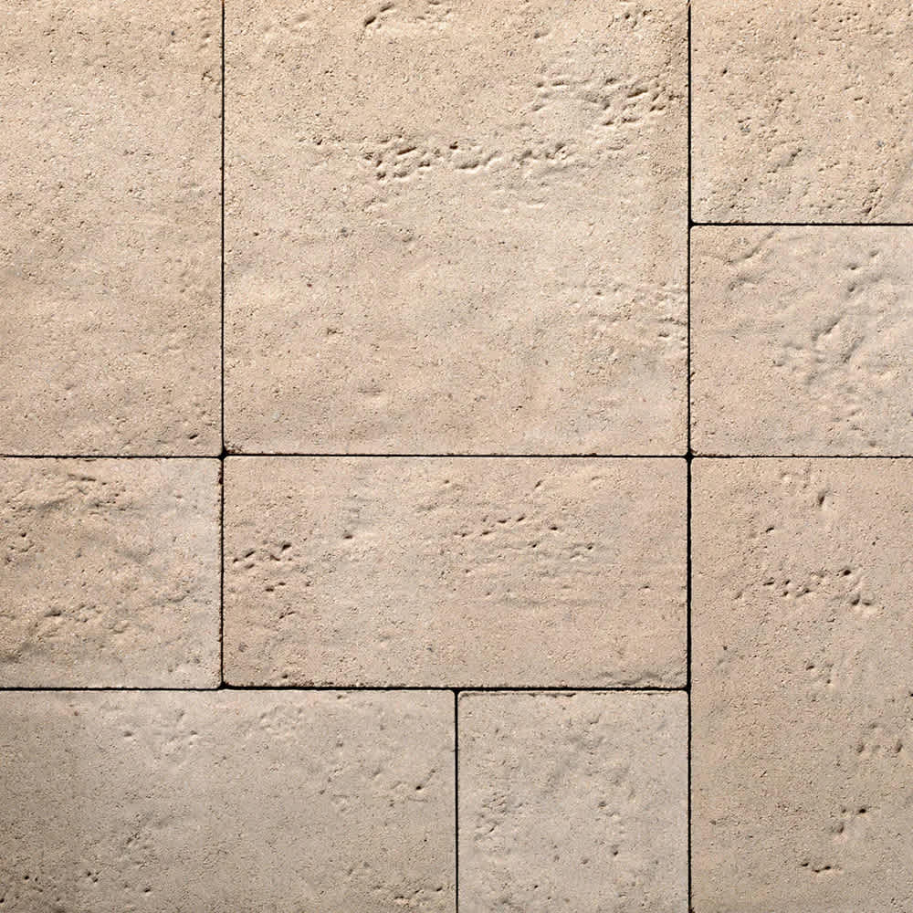 Belgard Natural Stone Modular Paver, 1-3/16", Blanco Travertino | 10071301