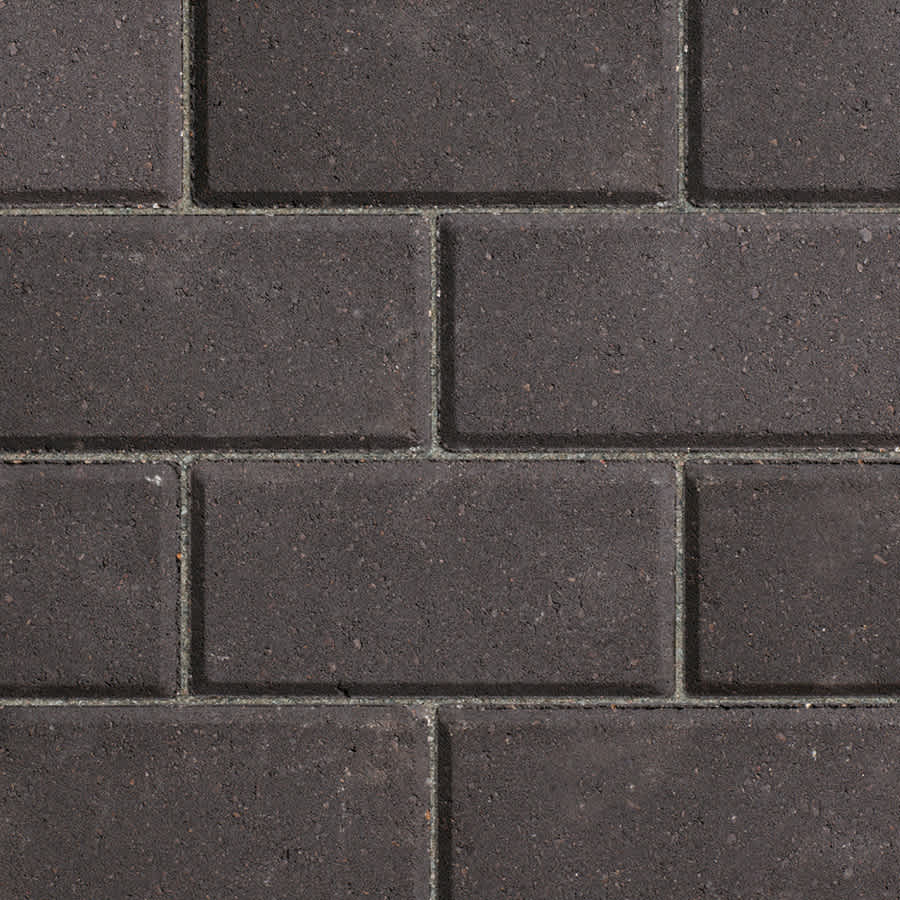 Belgard Holland Stone Paver, 8" x 4" x 2-3/8", Rectangular Smooth Charcoal | 10155672