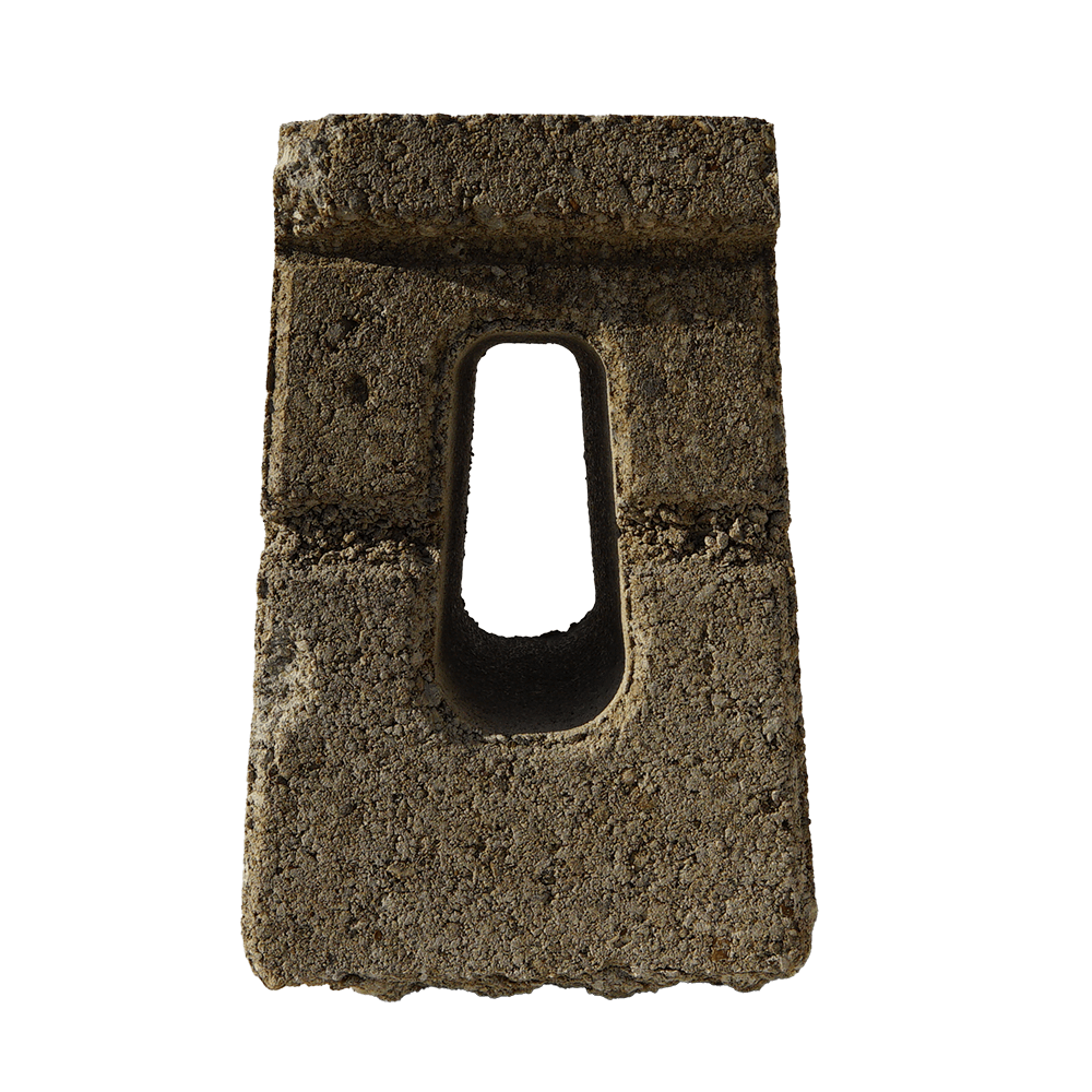 6" x 17-3/4" x 9" Rectangular Danville Beige Anchor Diamond 9D Legacy Combo Retaining Wall | BEL16203842