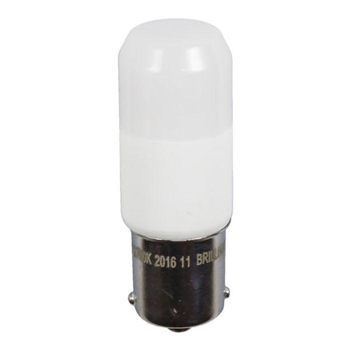 2 W Single Contact Bayonet 84 CRI 230 Lumens 2700K Epistar LED Omni-Directional Low Voltage Sub-Compact Beacon Lamp | BRIBEACONSCB2700