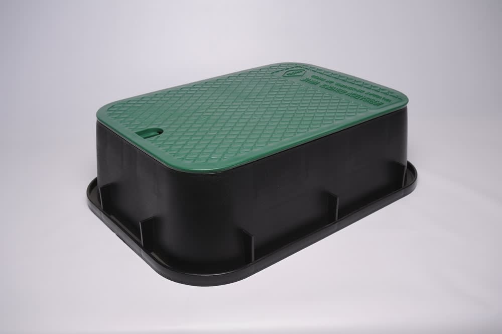 15" x 21" Rectangular Green Replacement Valve Box Lid | DUBT151