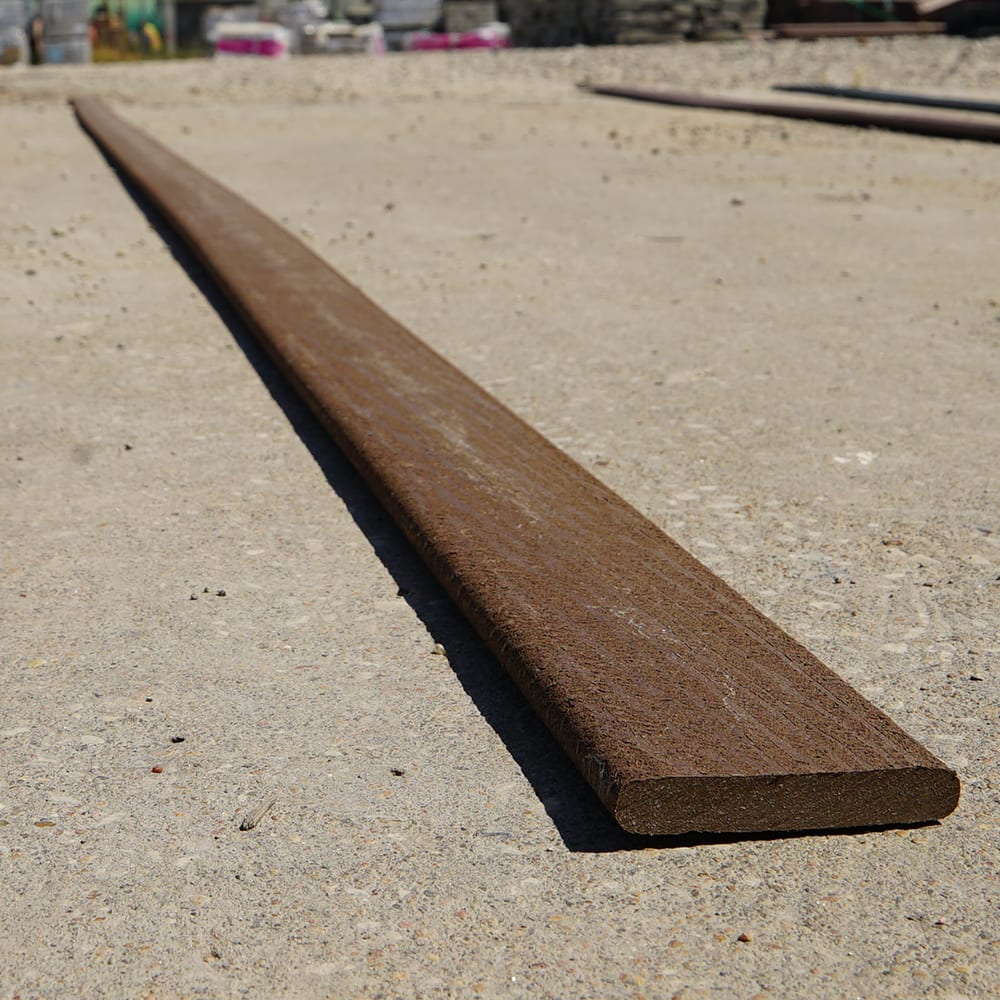 20' x 1" x 4" Caramel Brown HDPE/Wood Composite Landscape Edging | EPC100041851