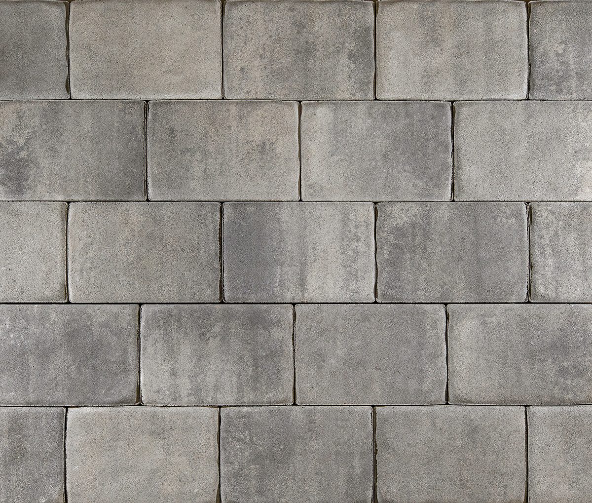 EP Henry Paver, 6-1/4" x 6-1/4" x 2-3/8" Square Blend Classic Old Towne Cobble | 276X6COBBLE2PB16