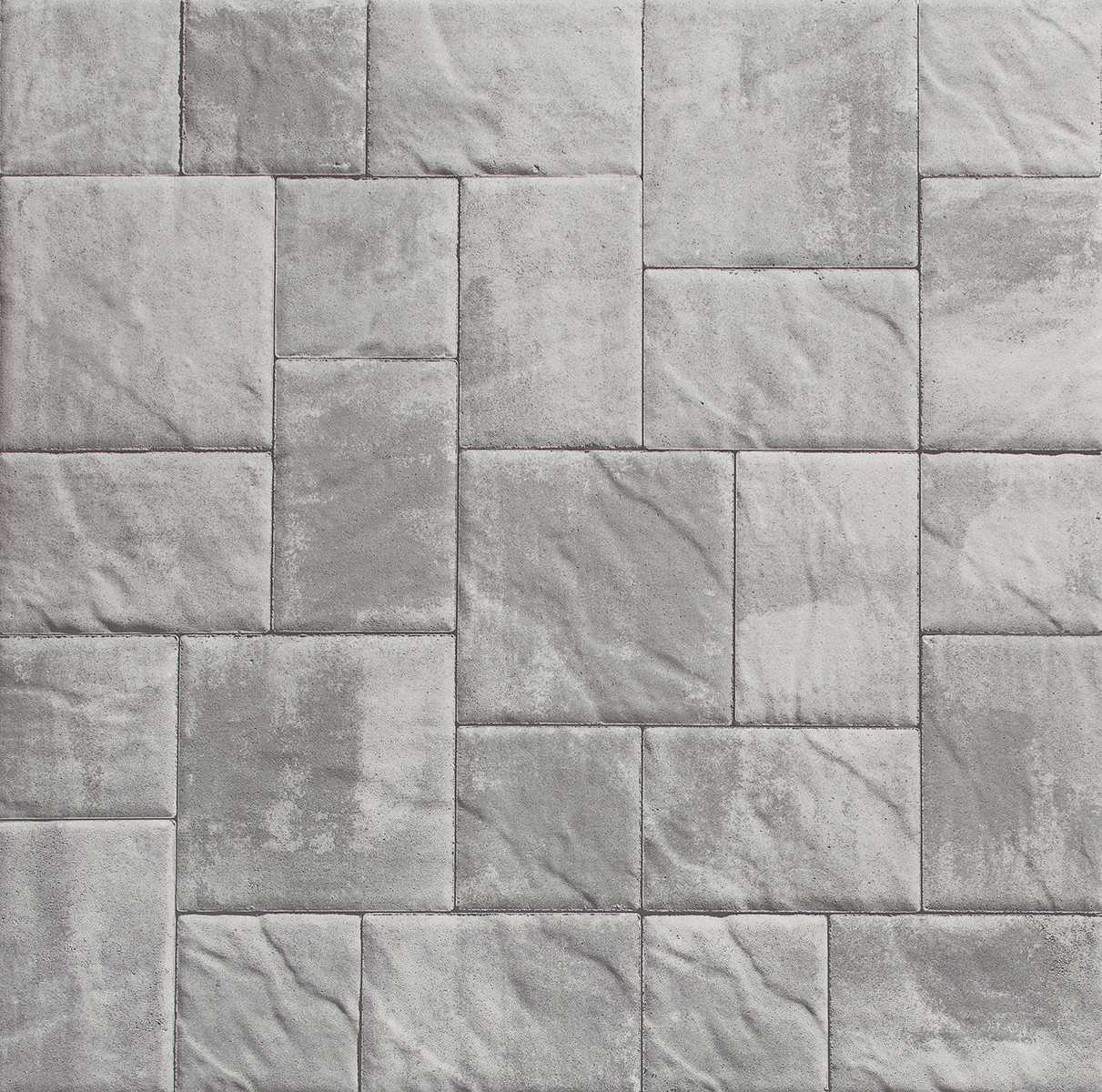 Pewter Blend Random Smooth 3-Piece Bristol Stone II with ColorTech Paver | EPH27CTBRIS2SP16
