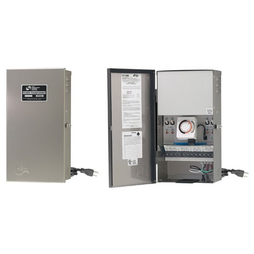 600 W 120 V Primary 12 V Secondary Stainless Steel CTS Landscape Series Transformer | VISCTS600