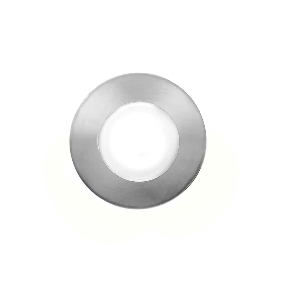 4 W 3000K LED Stainless Steel 245 Lumens Round Contemporary Recessed In-Ground/Indicator Luminaire | WAC202130SS
