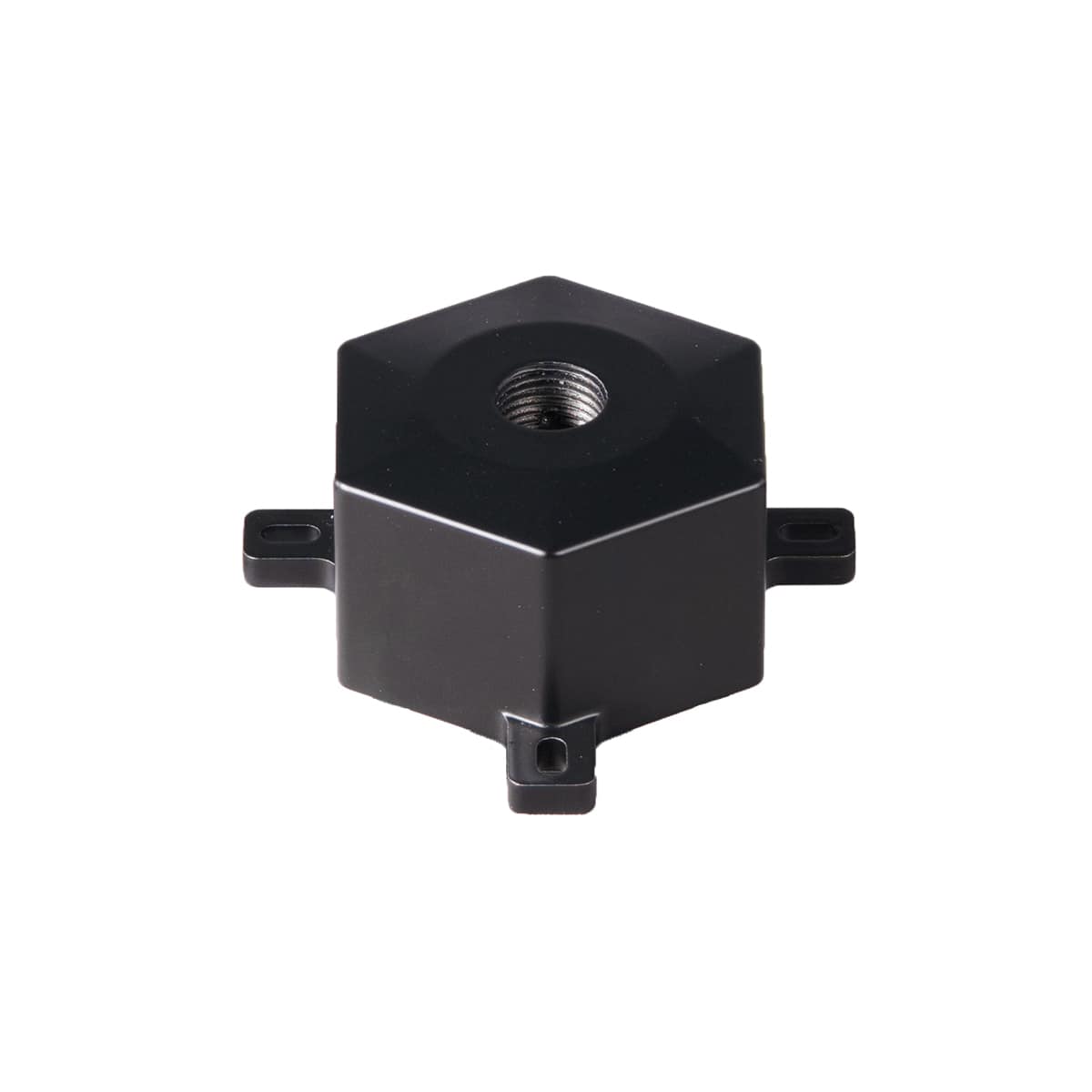 4.19" x 3.88" x 1.81" Black on Aluminum For Landscape Lighting Large Tree-Mount Junction Box | WAC5000TCLBK