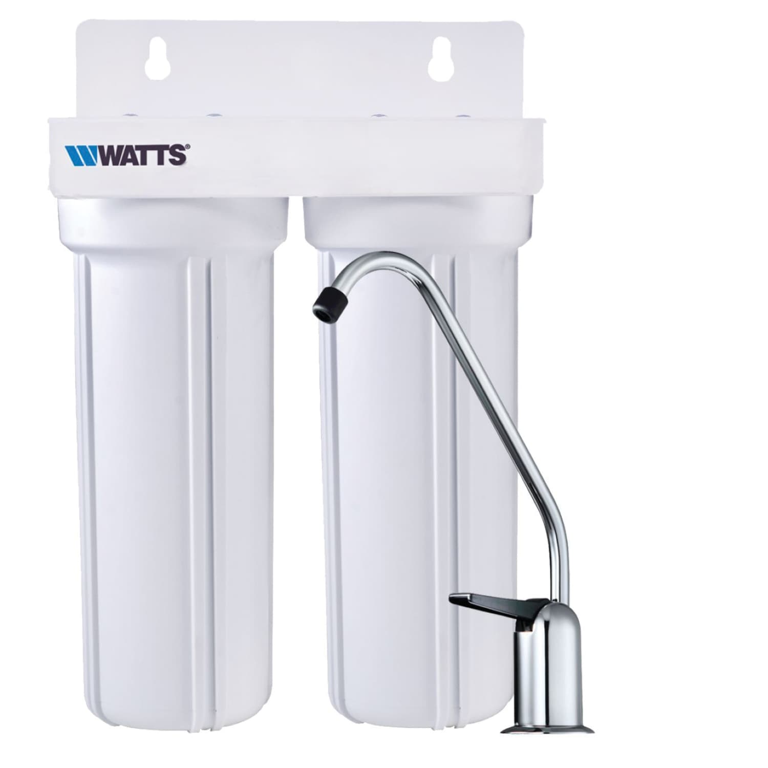 20 - 100 psi 0.5 gpm 2-Stage Undercounter Water Filtration System | WATPWDWLCV2