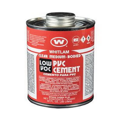 1 Quart Can Clear Medium Body Low VOC Cement | WHMPL32