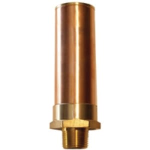 1" MNPT 1-1/8" x 7-5/8" 33 to 60 lb Copper Body Brass Tailpiece Water Hammer Arrester | WLRWH2950XL