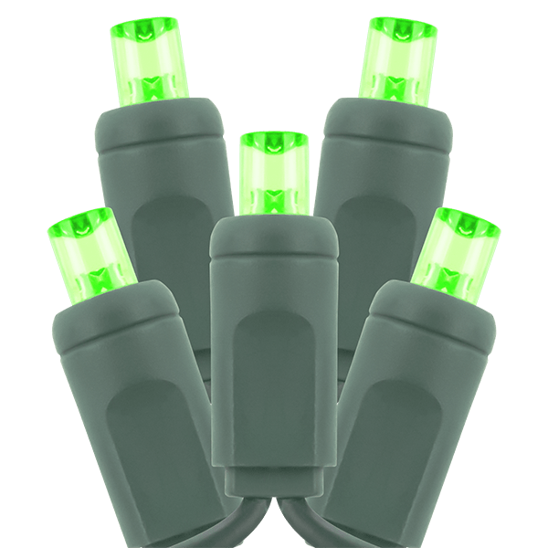 4.8 W/Set 23-1/2' Green Professional/Commercial-Grade Balled LED Light Set | LED-5MMB-70-GR4