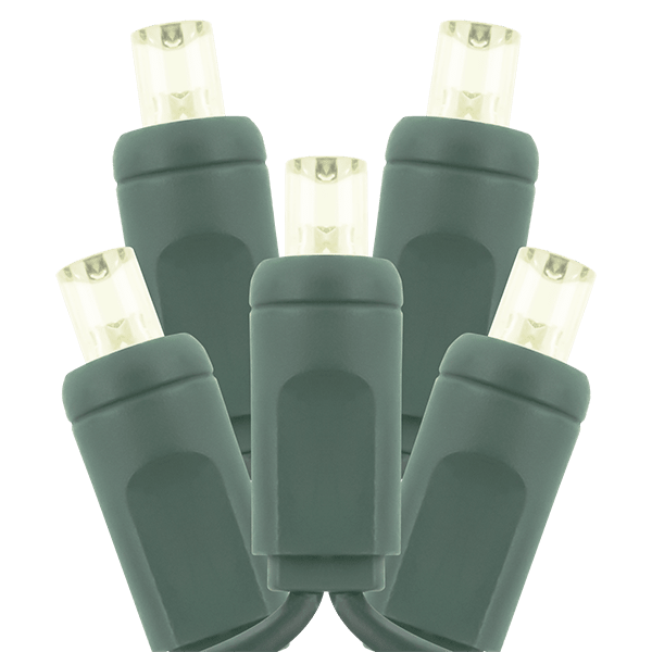 4.8 W/Set 23-1/2' Warm White Professional/Commercial-Grade Balled LED Light Set | LED-5MMB-70-WW4