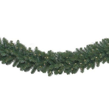 Warm White 14" x 9' Oregon Fir Unit Garland | HOLGAR914UOR