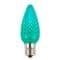 0.96 W C9 E17 Intermediate LED Teal Removable/Interchangeable Water-Resistant Retrofit Bulb | HOLLEDC9TEALD