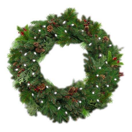 Warm White 60" Oregon Fir Unlit Wreath | HOLWREATH60UOR