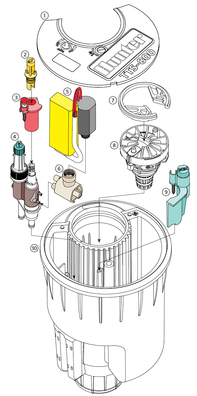 Electric For G-800 Series Golf Rotors Inlet Valve Assembly | HTG929700SP