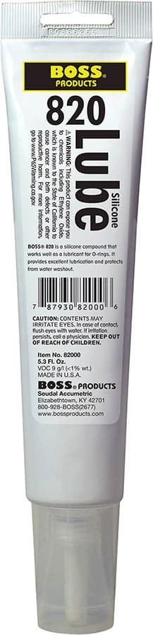 Pool/Spa Lubricant Tube, 5.3 oz Plastic Tube Translucent BOSS® 820
