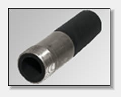 Coupling, 2"MNPT x Butt Fusion Black 4710/3608 HDPE/316 Stainless Steel Transition