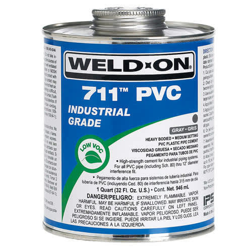 IPS PVC Cement 711 1/2 Pint | IPS711PT12