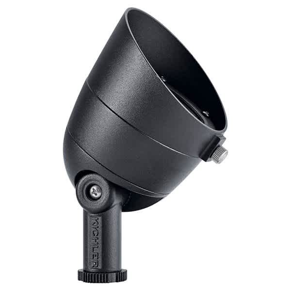 21 W 2700K Integrated LED Textured Black A380 Aluminum 35 Degrees Flood 16154 Series Accent Light | KIC16154BKT27